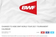 B体育官方平台-世界羽联更新2021赛程 奥运积分赛调整有利于国羽